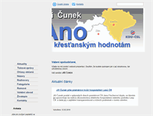 Tablet Screenshot of cunek.info